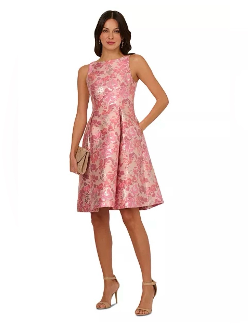 Adrianna Papell
Women's Floral Jacquard Fit